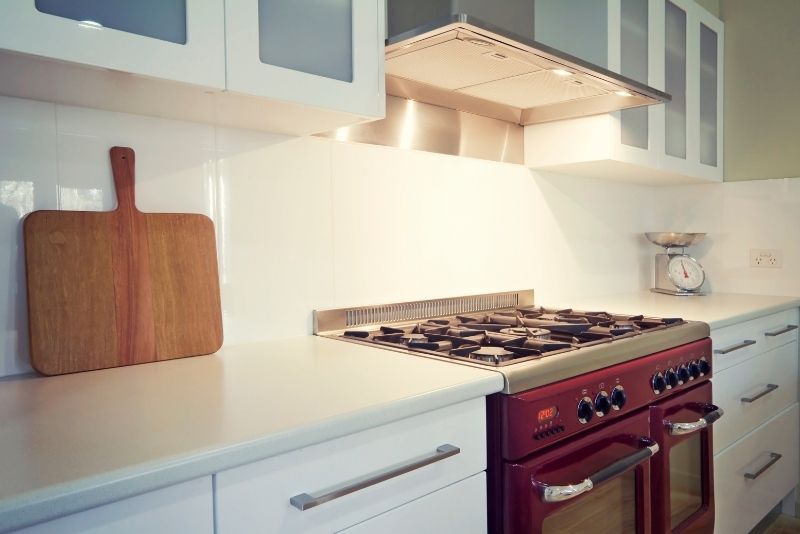 A clean rangehood after service